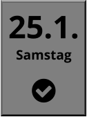 25.1. Samstag 