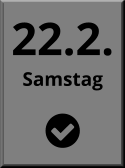 22.2. Samstag  